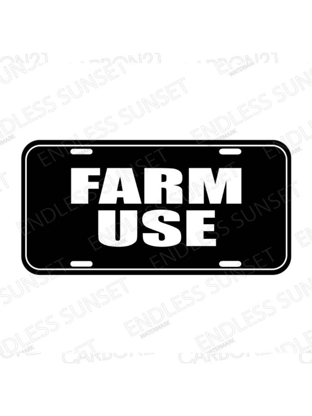 NEW Farm Use Ranch Rancher Farmer Tractor License Plate CAR SUV Truck